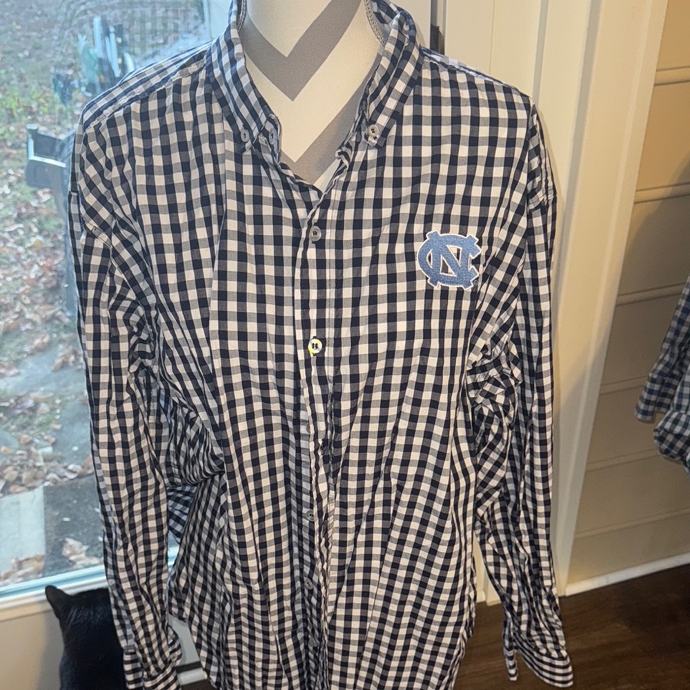Carolina Tarheels Knights Apparel White and Blue Shirts